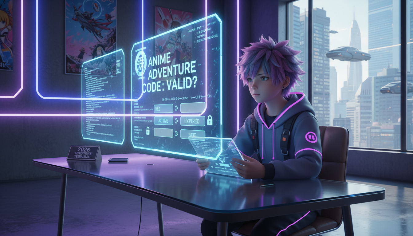 découvrez si les codes anime adventures sont encore valides en 2026 et comment les utiliser pour profiter pleinement du jeu.