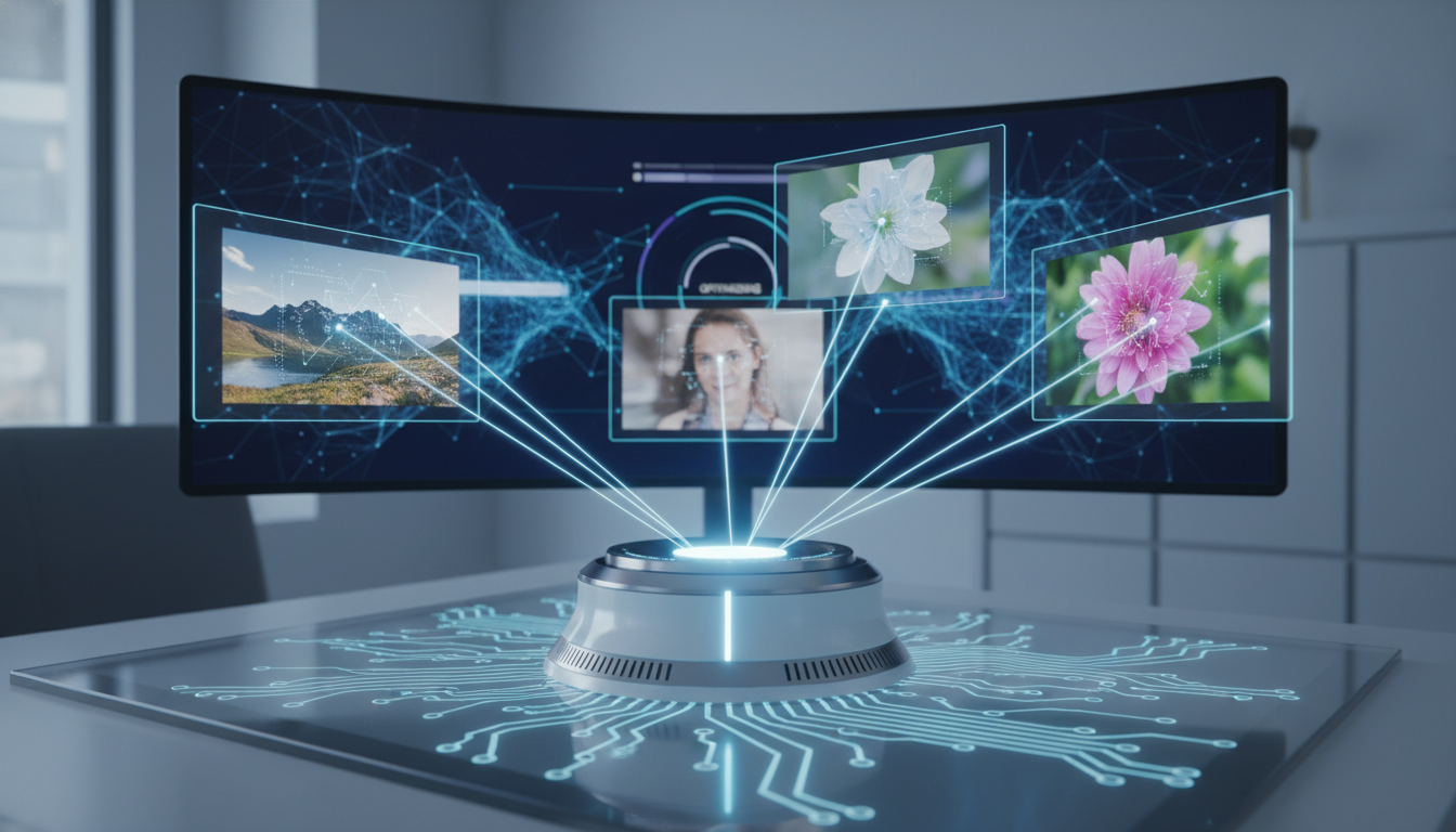 nero ai image compressor vous permet de compresser vos images sans perte de qualité grâce à la puissance de l'intelligence artificielle, optimisant ainsi l'espace de stockage et la rapidité de chargement.