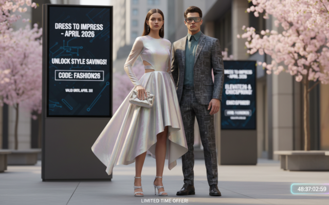 découvrez tous les codes dress to impress valides pour avril 2026 et profitez dès maintenant de réductions exclusives sur vos achats mode.