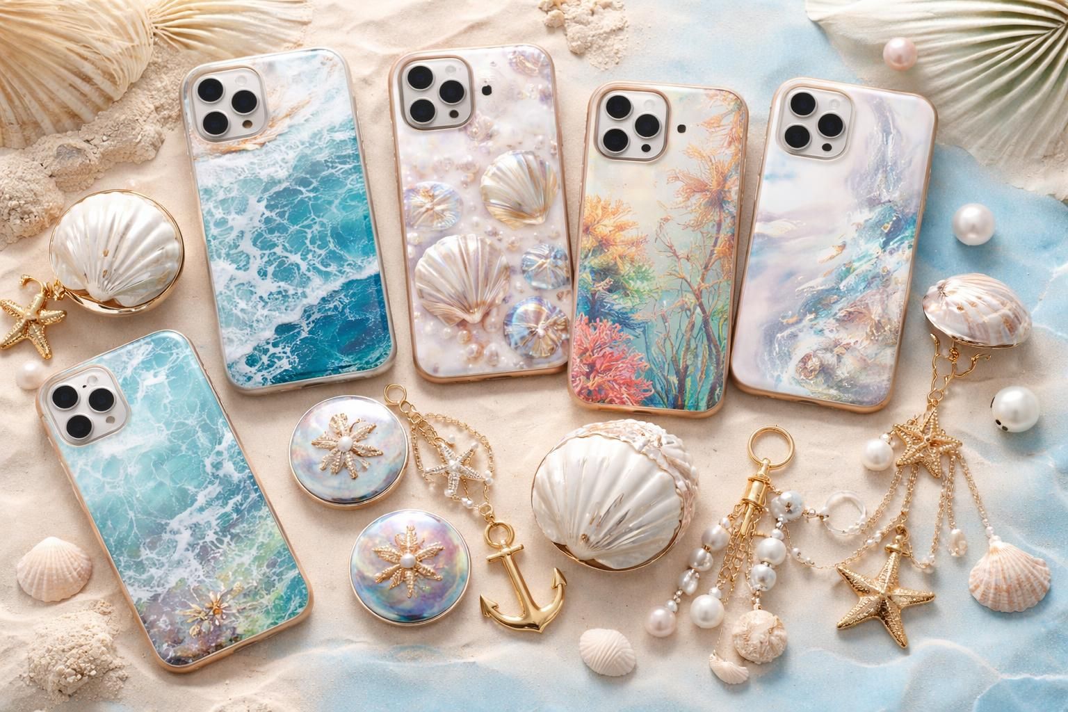 découvrez nos coques de téléphone et accessoires inspirés par l'univers marin pour adopter un style unique, alliant originalité et protection optimale.