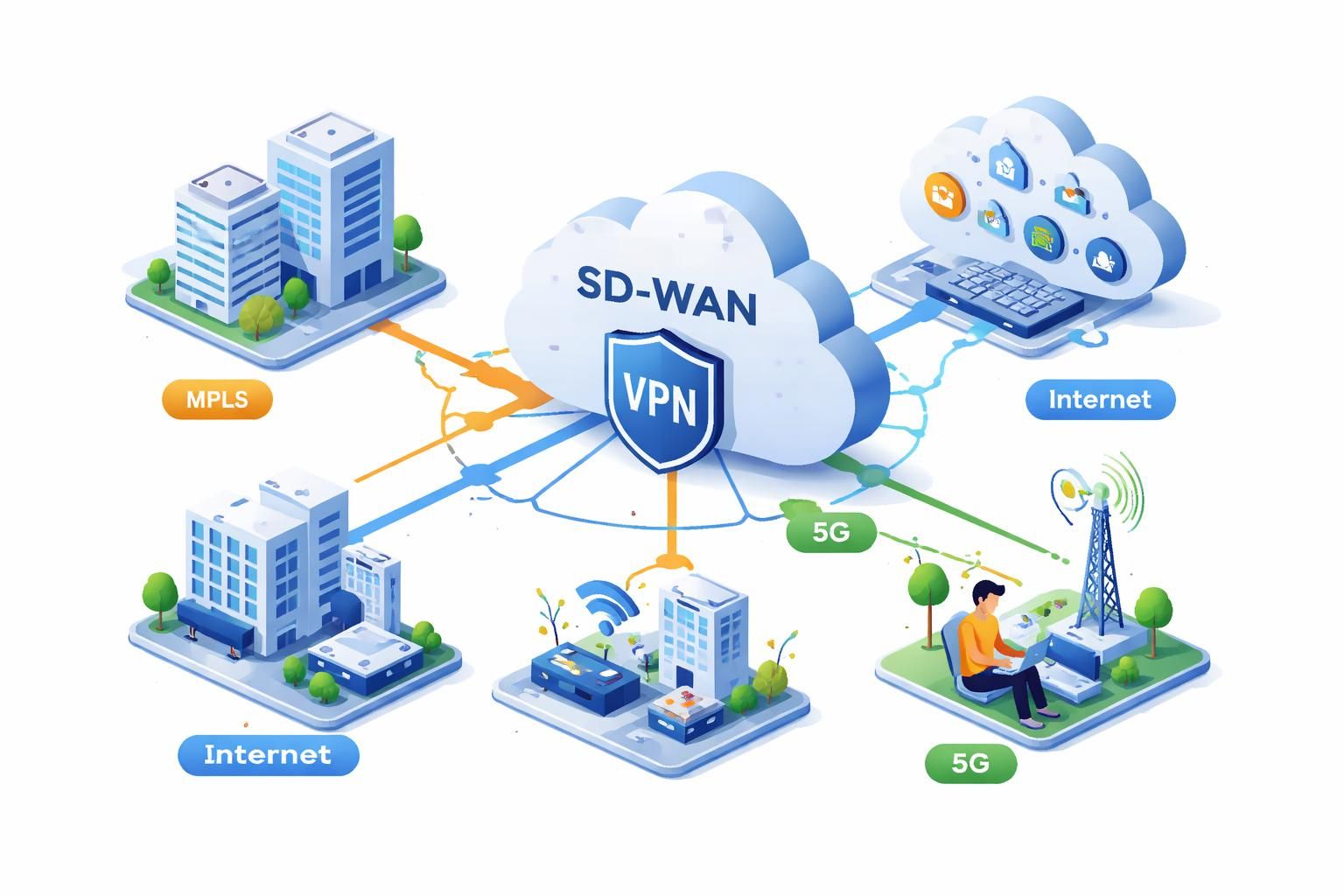 découvrez les différences clés entre sd-wan et vpn, leurs avantages et cas d'utilisation pour optimiser la sécurité et la performance de vos réseaux.