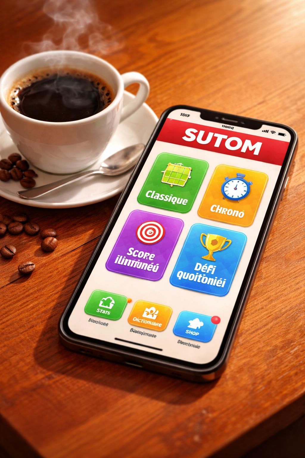 découvrez sutom, votre jeu quotidien gratuit et illimité de mots en ligne. améliorez votre vocabulaire tout en vous amusant chaque jour avec des défis captivants.