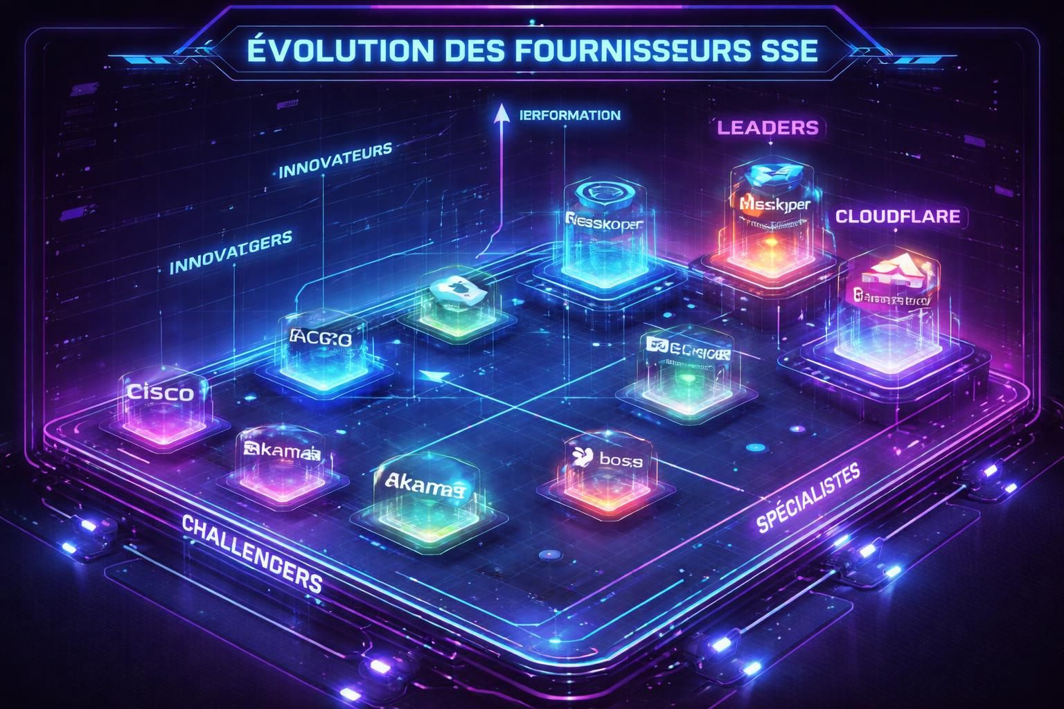 explorez le magic quadrant™ 2025 de gartner® pour découvrir les tendances innovantes des services de sécurité edge, avec une analyse détaillée des acteurs clés et des évolutions du marché.