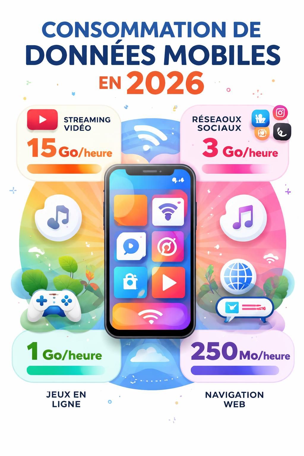 découvrez combien de temps durent vos go d'internet avec notre guide pratique. estimations d'utilisation détaillées pour mieux gérer votre forfait data.