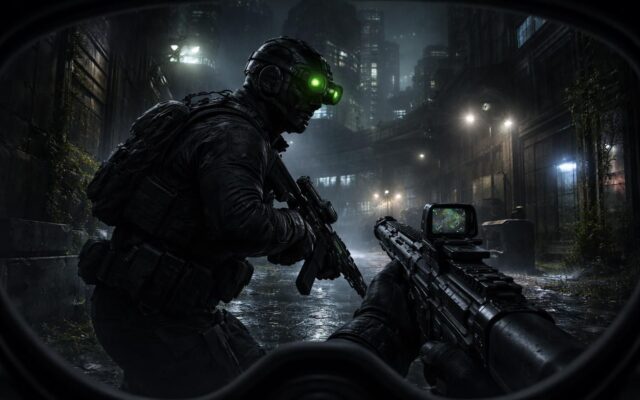 découvrez le nouveau dlc splinter cell, maintenant disponible en exclusivité sur ghosts of tabor pour ps vr2. plongez dans une aventure immersive et inédite en réalité virtuelle.