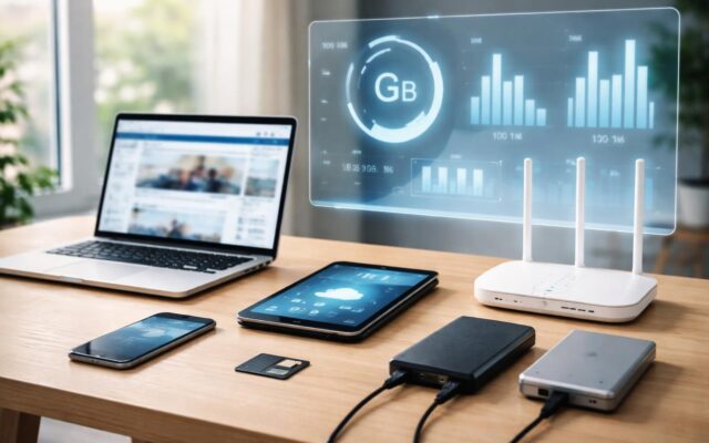 découvrez combien de temps dure votre consommation internet en heures et en jours avec notre guide complet sur les go d'internet.