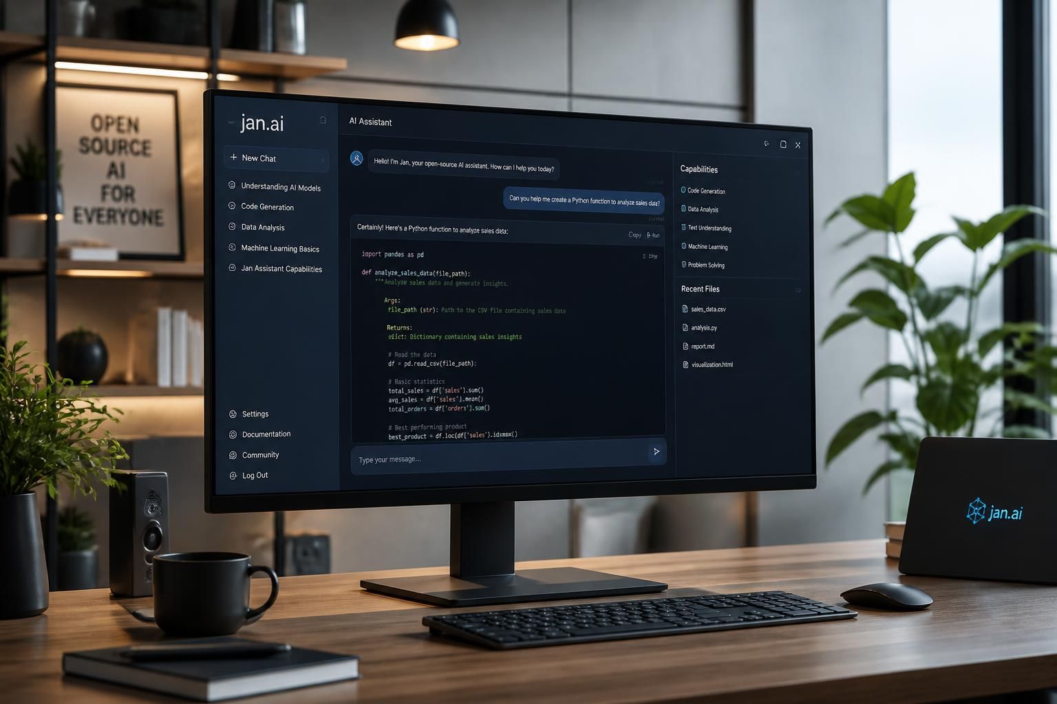 découvrez jan.ai, une alternative open source prometteuse à chatgpt, offrant des fonctionnalités innovantes et une communauté en pleine croissance pour une intelligence artificielle accessible à tous.